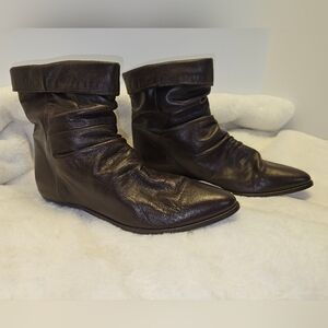 Chic Dark Brown Women's Ankle Boots